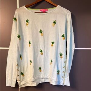 Lilly Pulitzer Light Blue Sweater